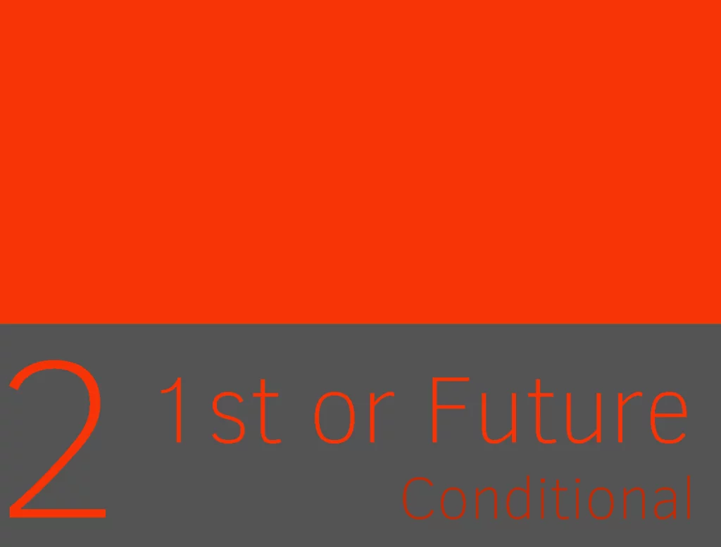 Clase 2 - Primer Condicional o Conditional futuro 1