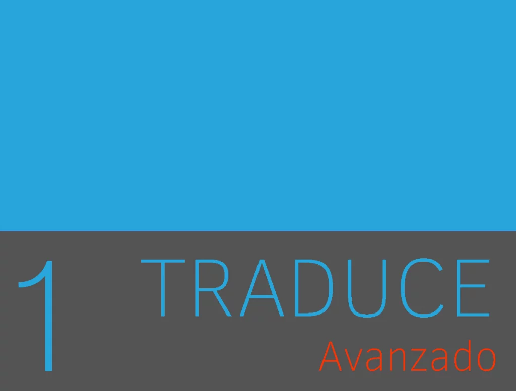 Traduce – Lista 1 – Avanzado 1
