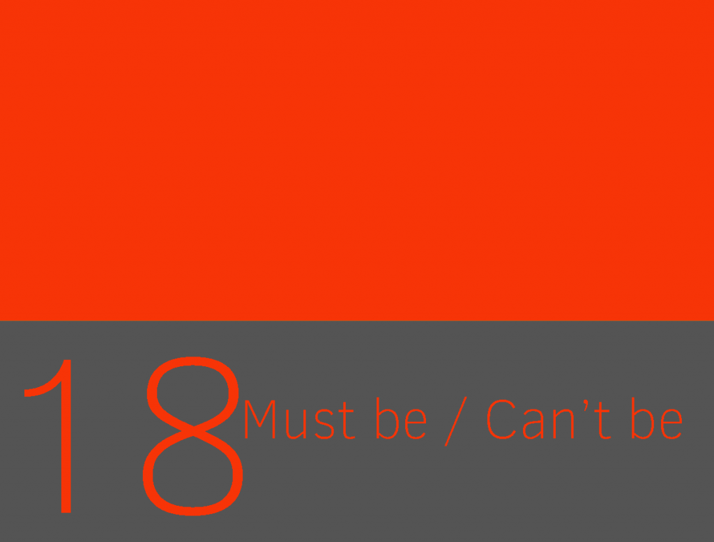 Conclusiones lógicas con must be y can't be