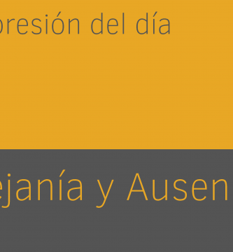 Expresiones de lejanía o de ausencia en ingles