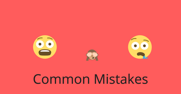 COMMON MISTAKES 1